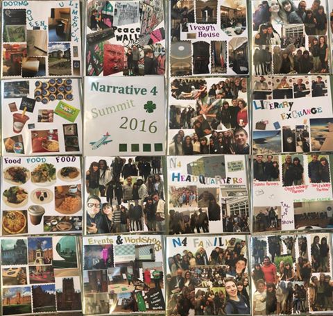 Collage of scrapbook pages Ashley made after the summit