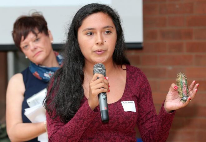 Karla runs a summit session in Belfast